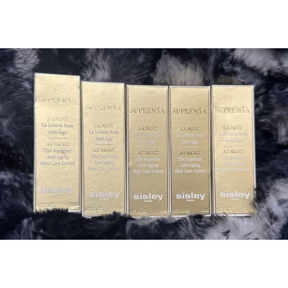 Sisley SUPREMŸA AT NIGHT Anti-aging Skin Care Lotion. Total 50ML Five 10ML Each - Picture 1 of 1